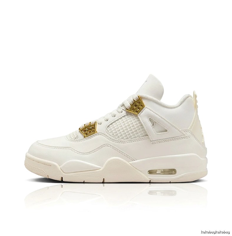 Cool Style White Jordan 4 Sneakers
