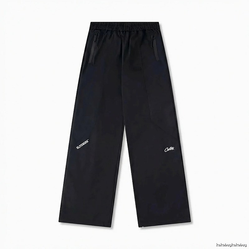 Corteiz Elite Series Trendy and Cool Style Black Long Pants