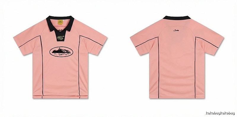 Corteiz pink sporty short-sleeve