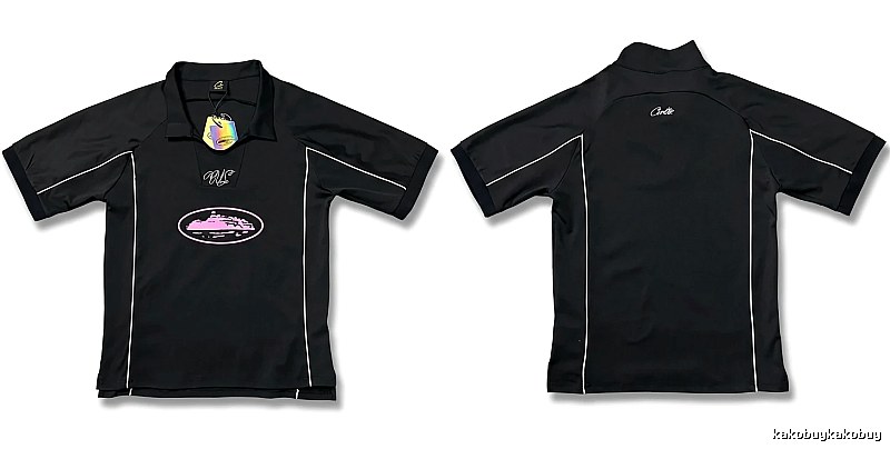 Corteiz sporty black short sleeves