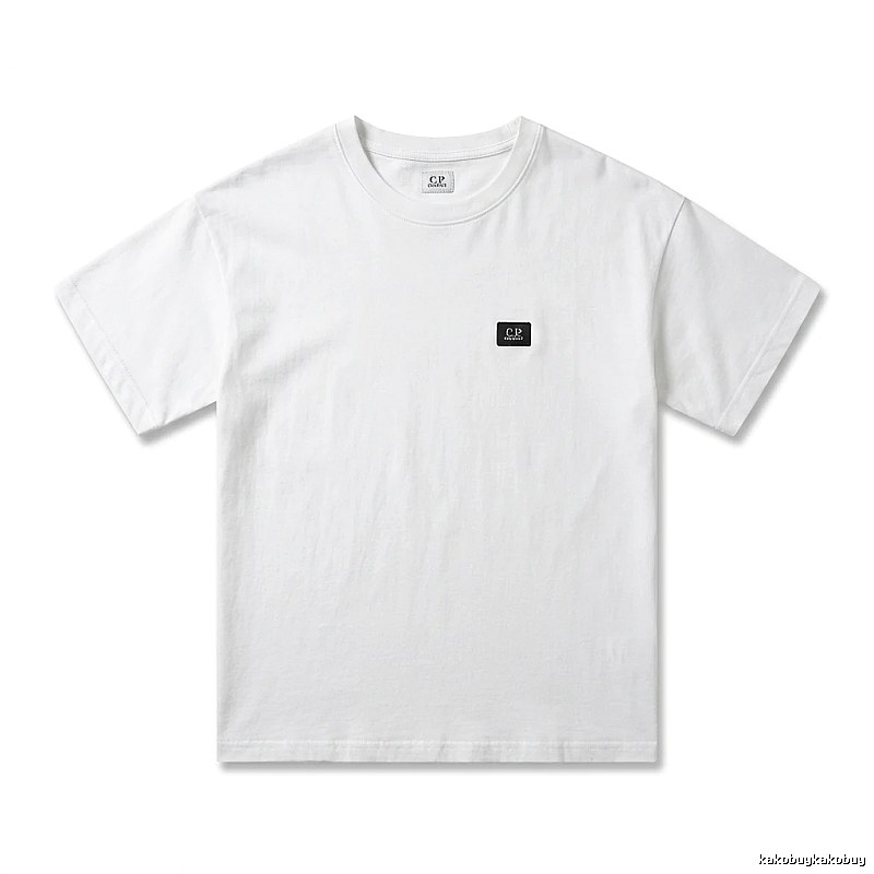 C.P. Basic Style Simple White T-shirt