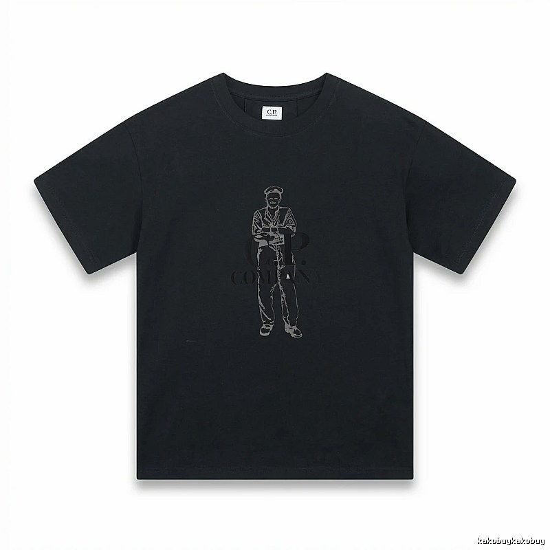 C.P. retro style black T-shirt