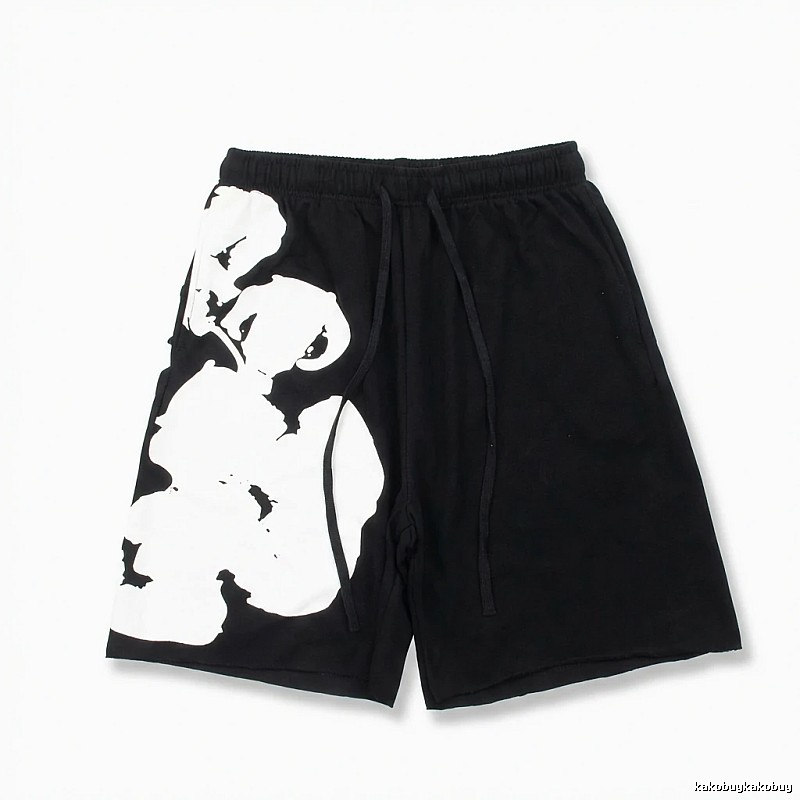 DENIM TEARS Panda Print Shorts