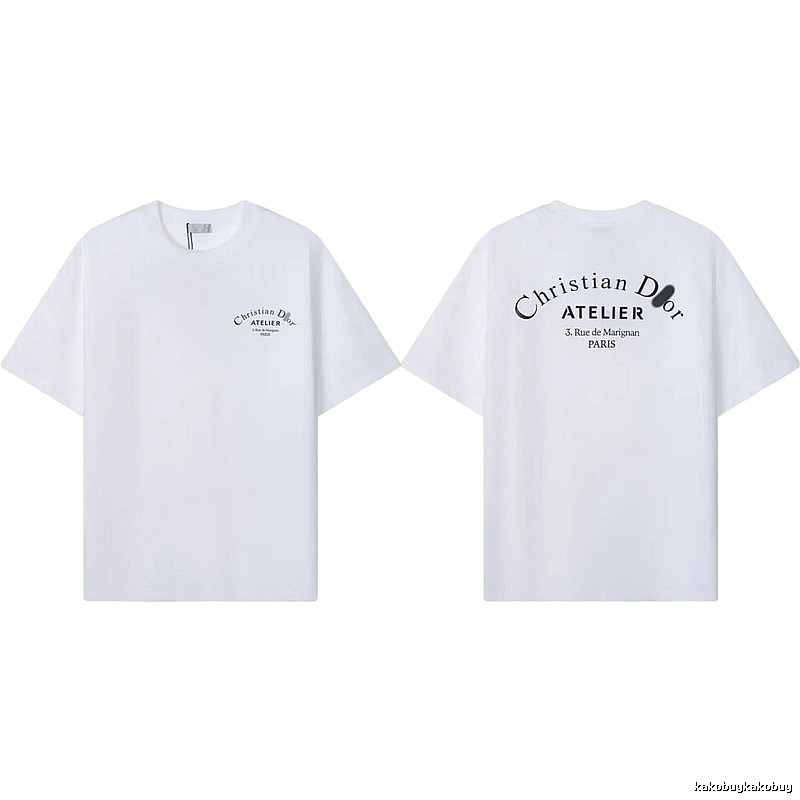 Dior Atelier Minimalist Style White T-Shirt
