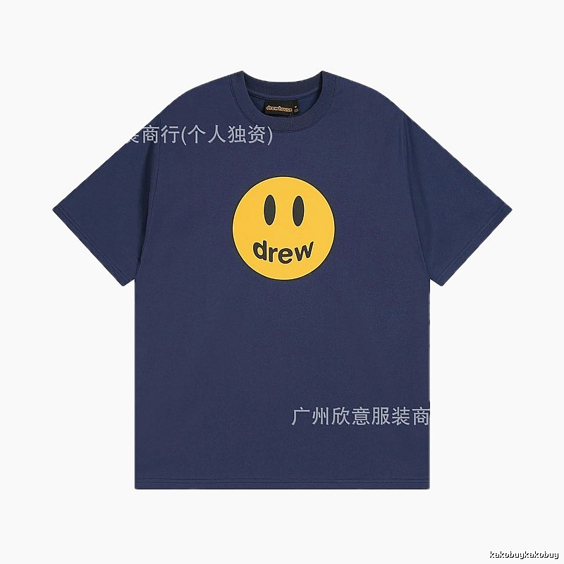 DREWHOUSE Smiley Street Style Navy Blue T-shirt