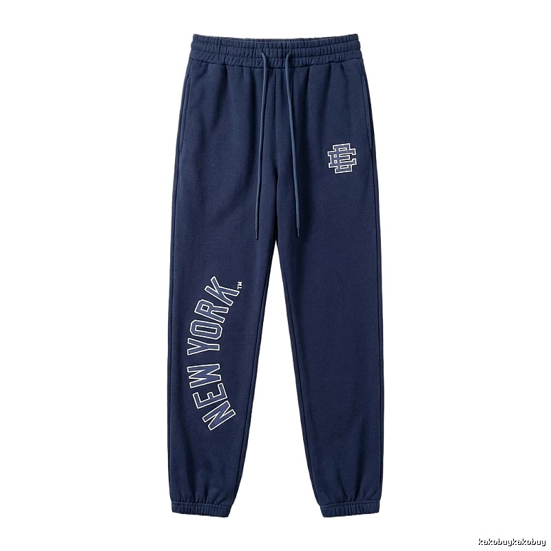 Eric Emanuel New York Style Navy Blue Sweatpants