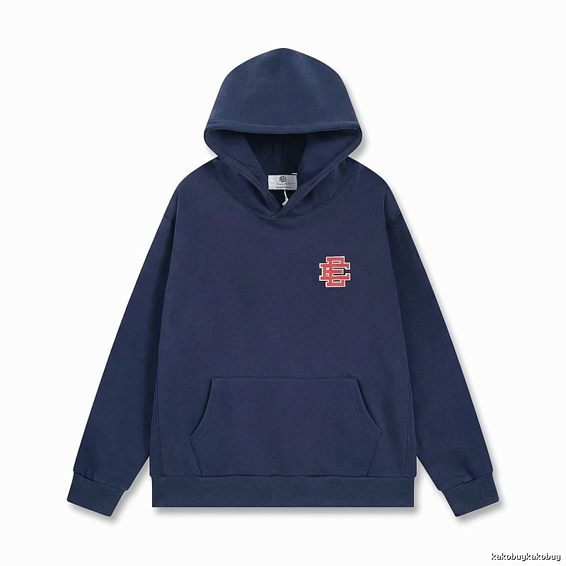 Eric Emanuel simple style navy blue hoodie