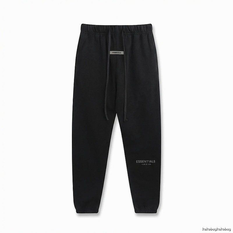 ESSENTIALS Basic Black Sweatpants