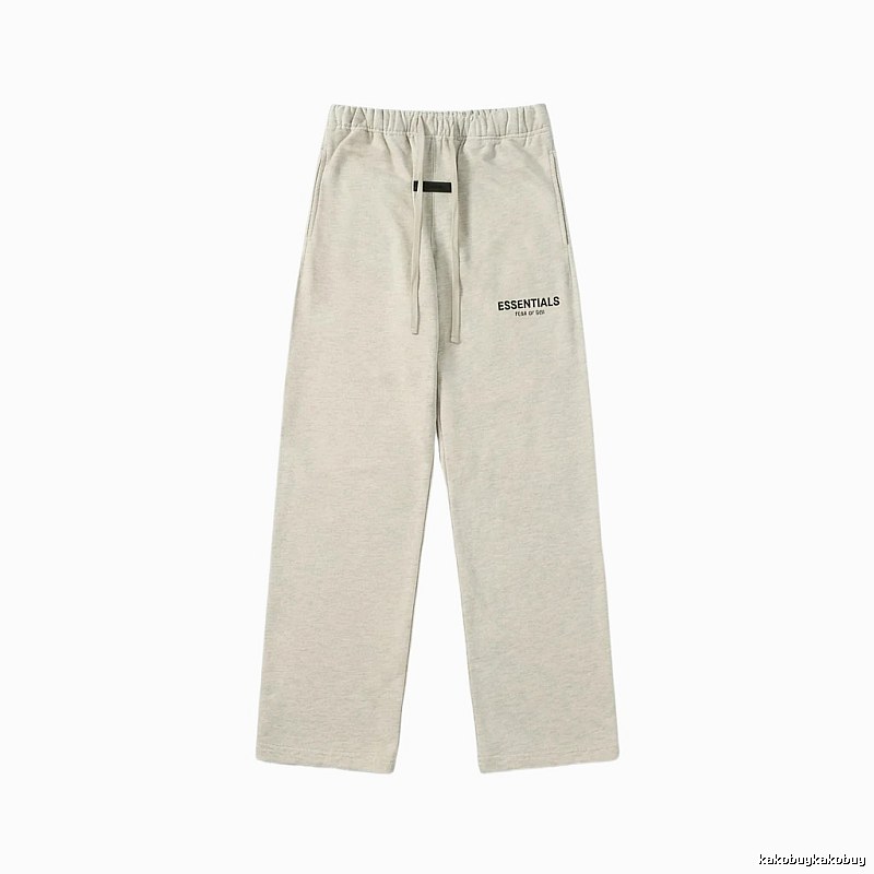 ESSENTIALS minimalist light gray sweatpants