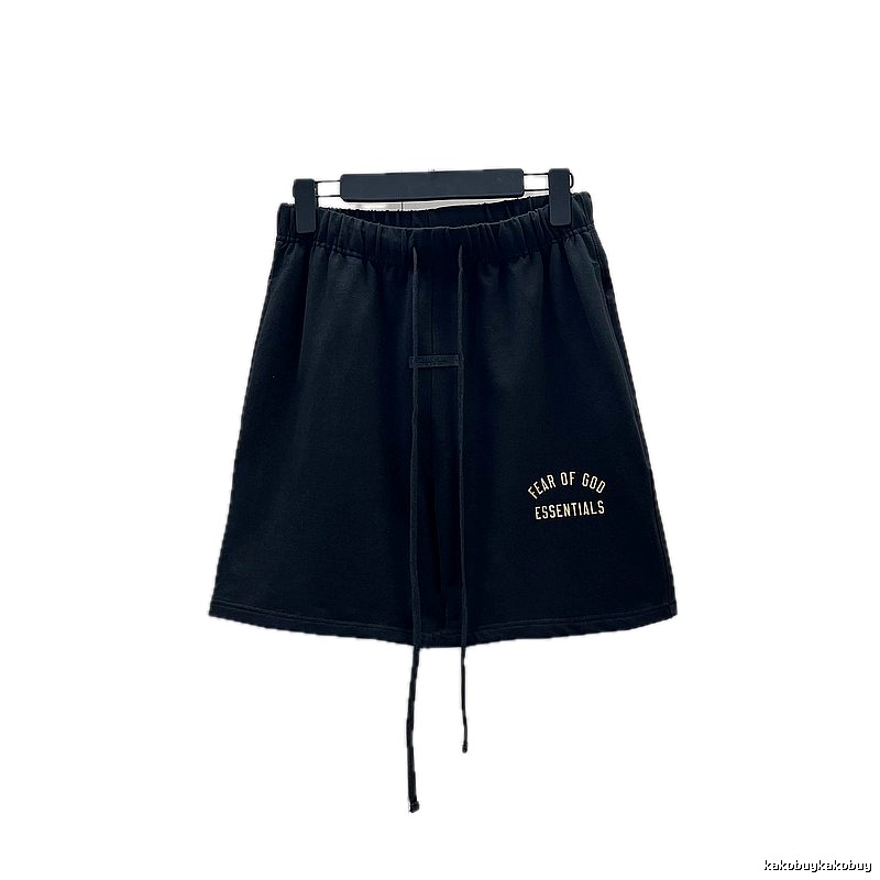 ESSENTIALS minimalist style black shorts