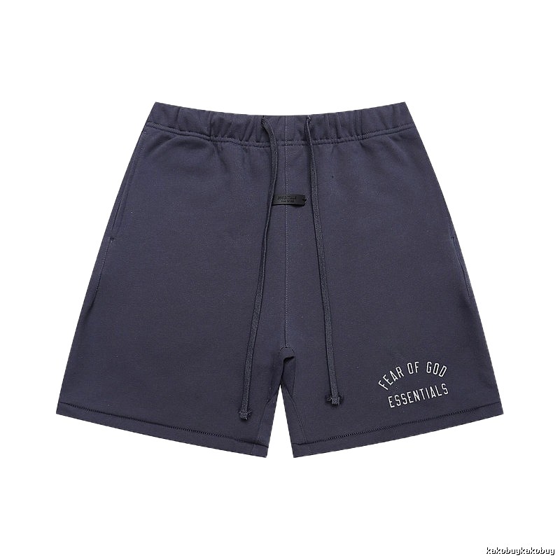 ESSENTIALS minimalist style dark gray shorts