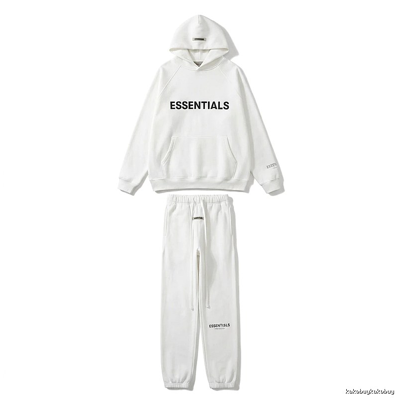 ESSENTIALS minimalist style white suit