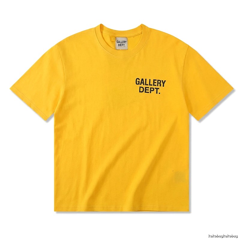 Gallery Dept. Alphabet Style Yellow T-shirt