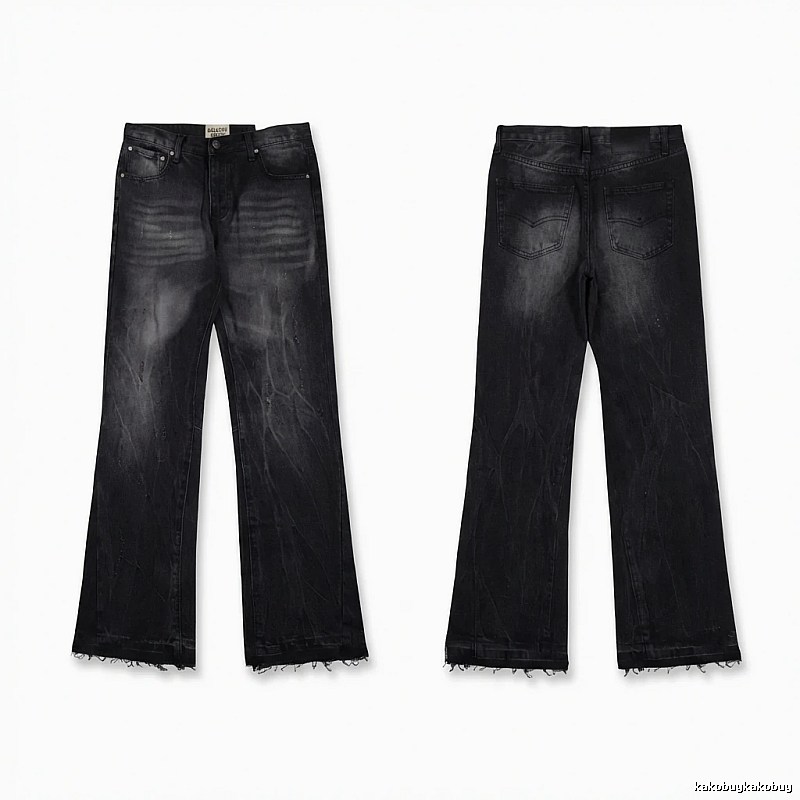 Gallery Dept. Distressed Black Jeans