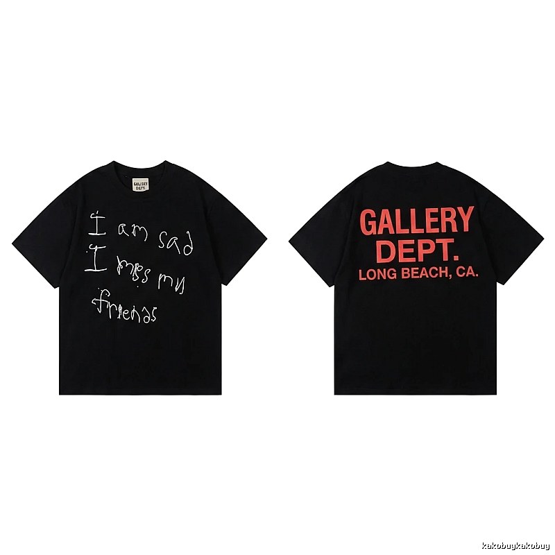 Gallery Dept Graffiti Style Black T-shirt