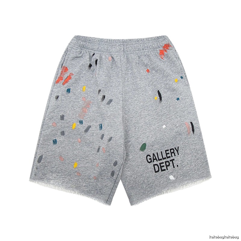 Gallery Dept Graffiti Style Grey Shorts