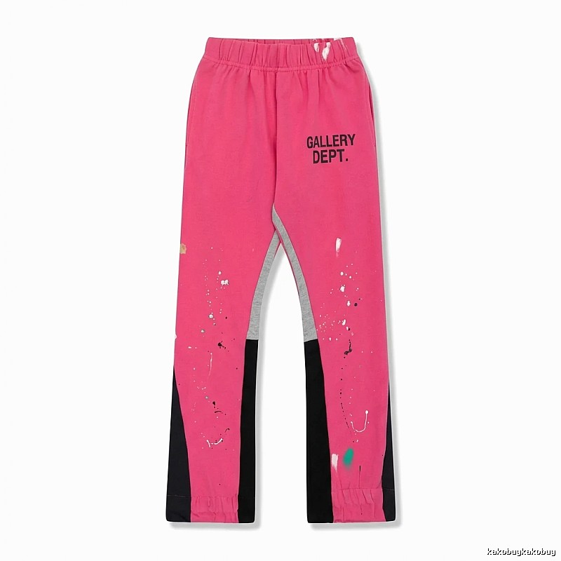 Gallery Dept Graffiti Style Pink Trousers