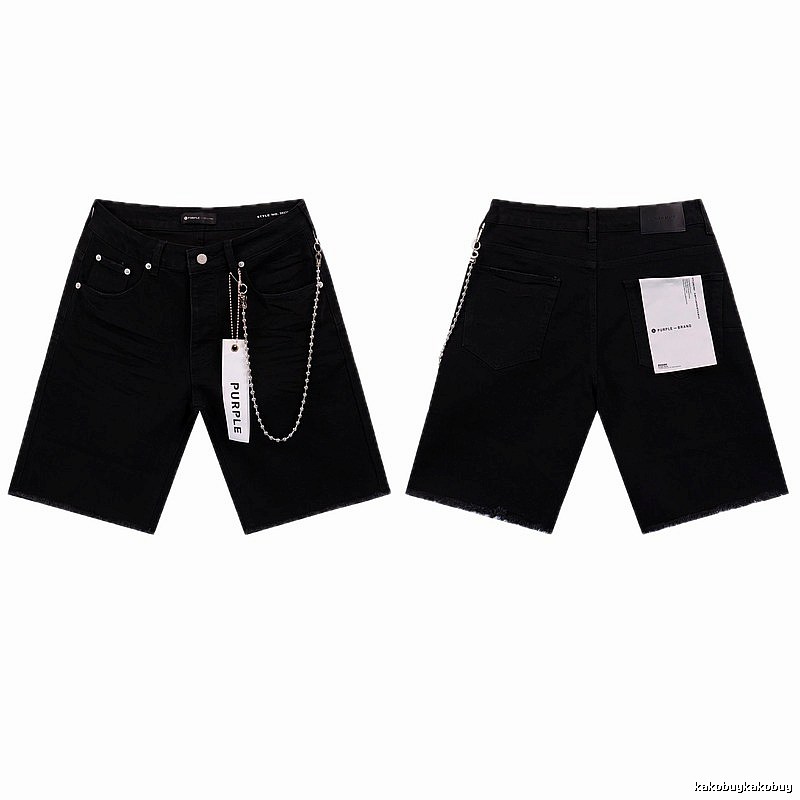 Godspeed Chain High Street Black Denim Shorts