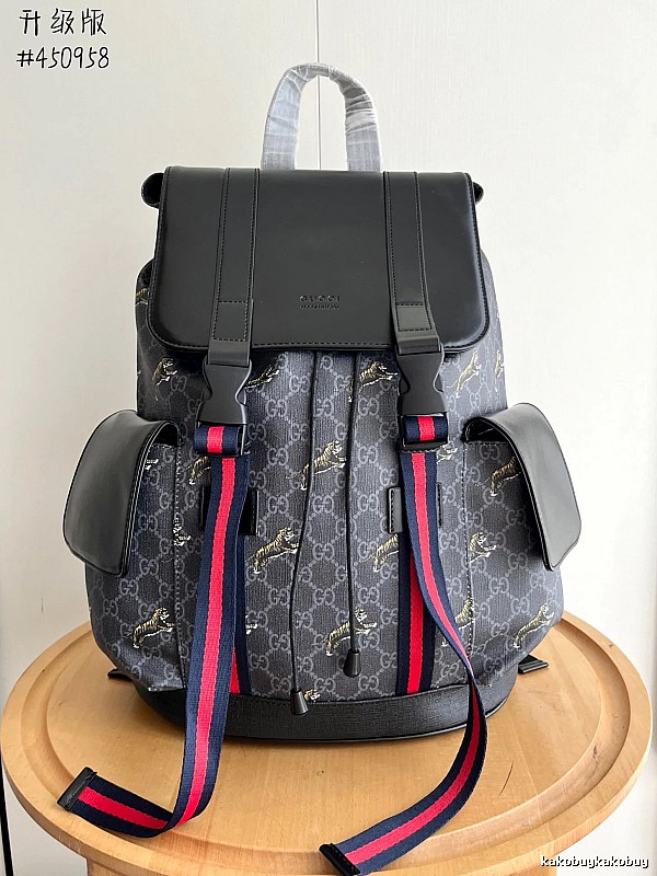 Gucci GG backpack Gray Monogram Flap