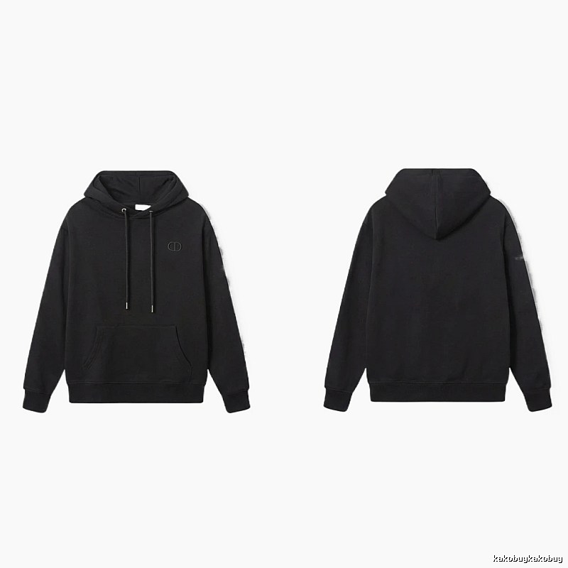 Gucci minimalist style black hoodie
