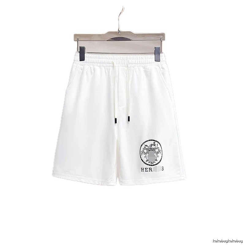 Hermès Printed Casual Style White Shorts