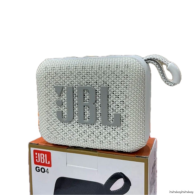 JBL Go 4 Portable Speaker in Silver