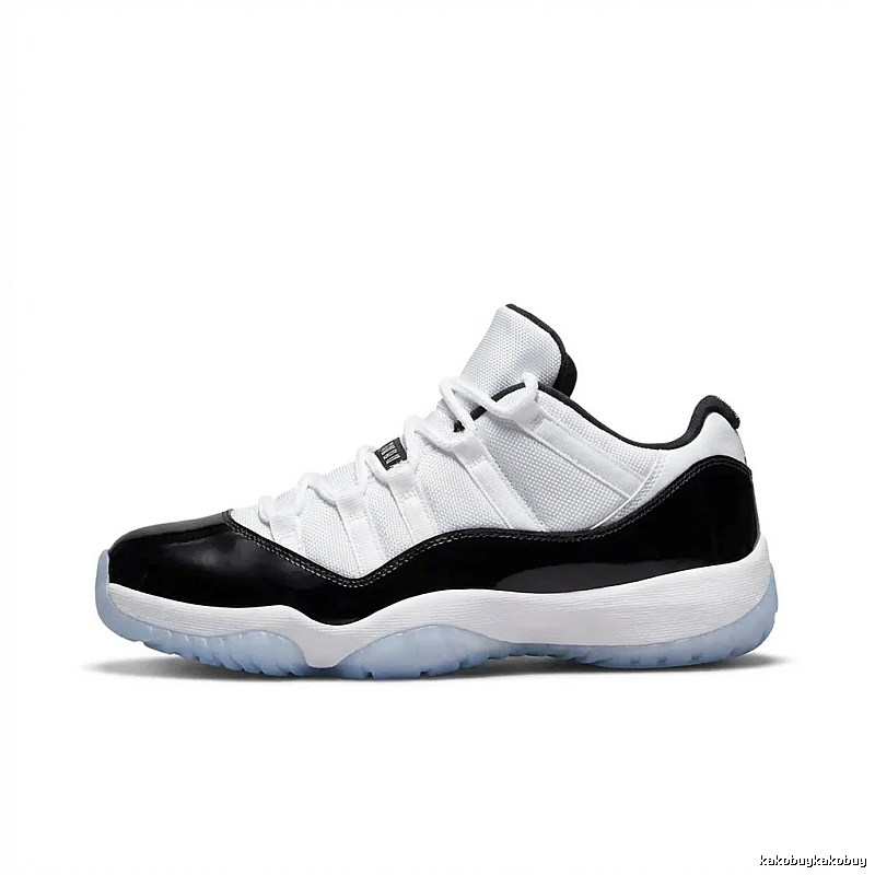 Jordan 11 Black and White Trendy Sports Shoes