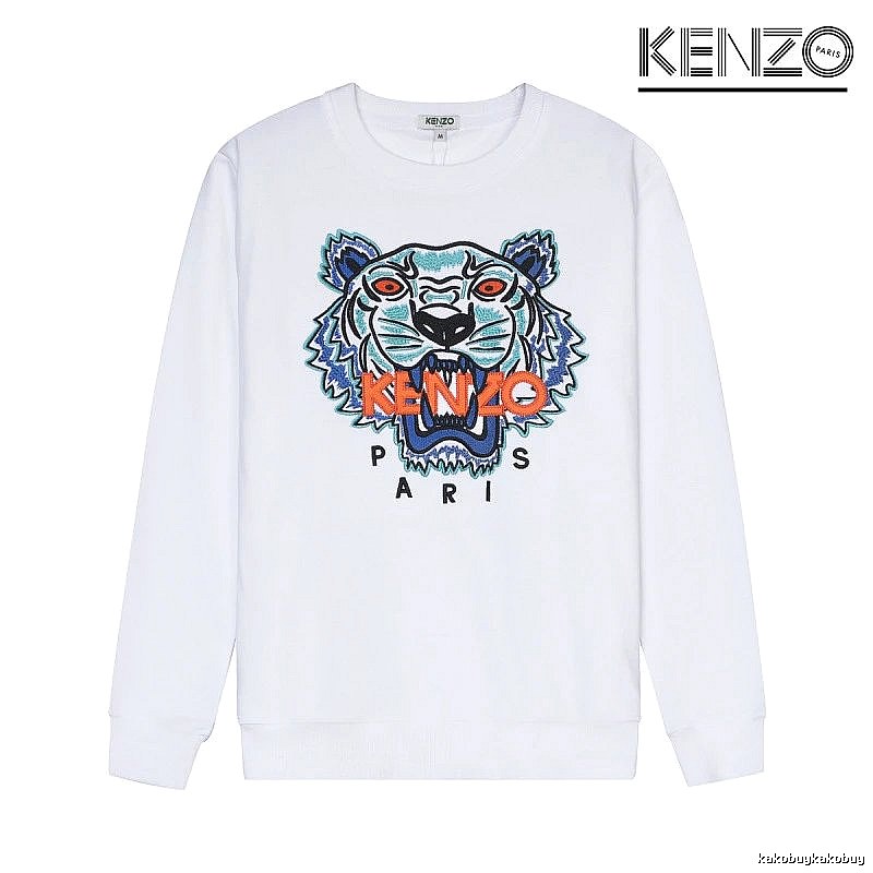 Kenzo Style Kc16 Tiger SweatShirt Coffee Run Graphic