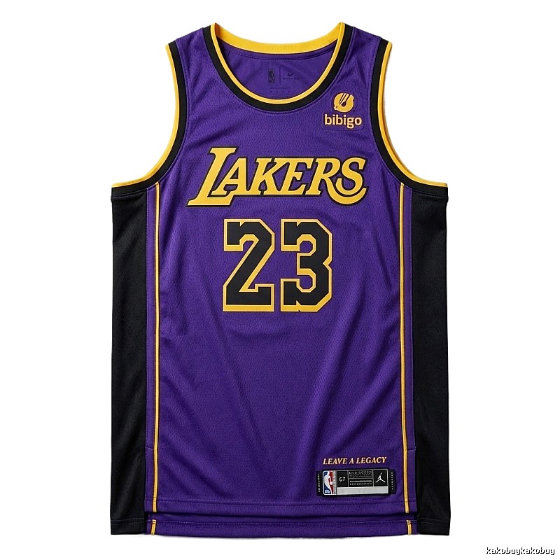 LBJ Lakers retro purple jersey