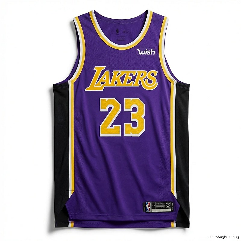 LBJ Lakers retro purple jersey