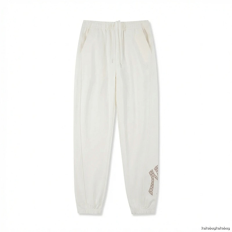 MLB casual style white sweatpants