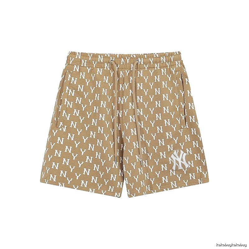 MLB Full-Printed Casual Khaki Shorts