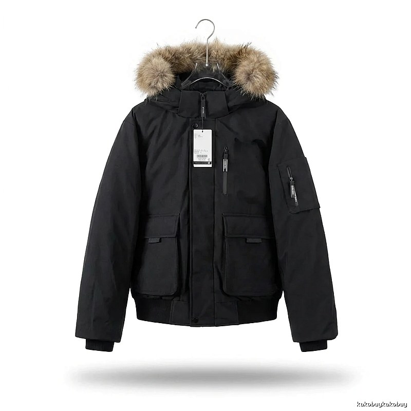 MLB Workwear Style Black Down Jacket