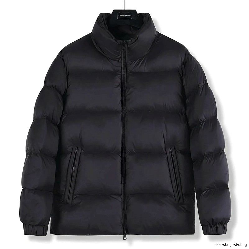 Moncler black casual down jacket