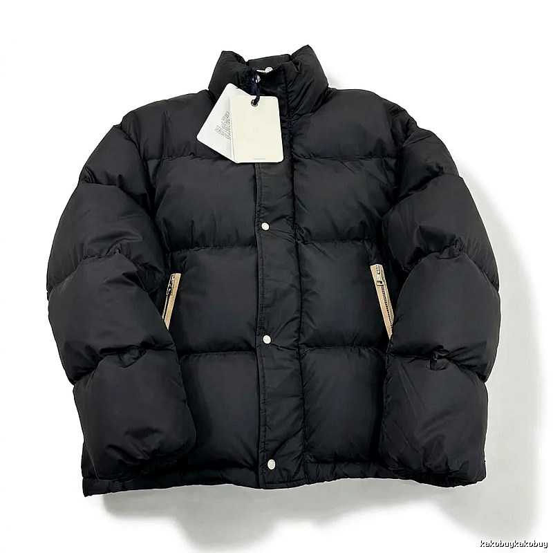 Moncler black short down jacket