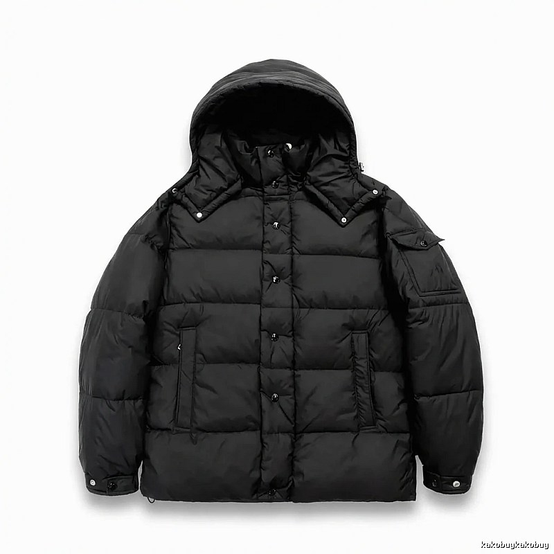 Moncler black trendy and cool down jacket