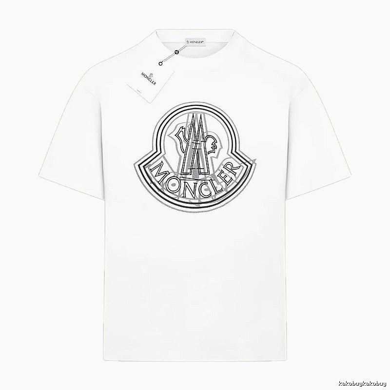 Moncler classic and simple style white T-shirt
