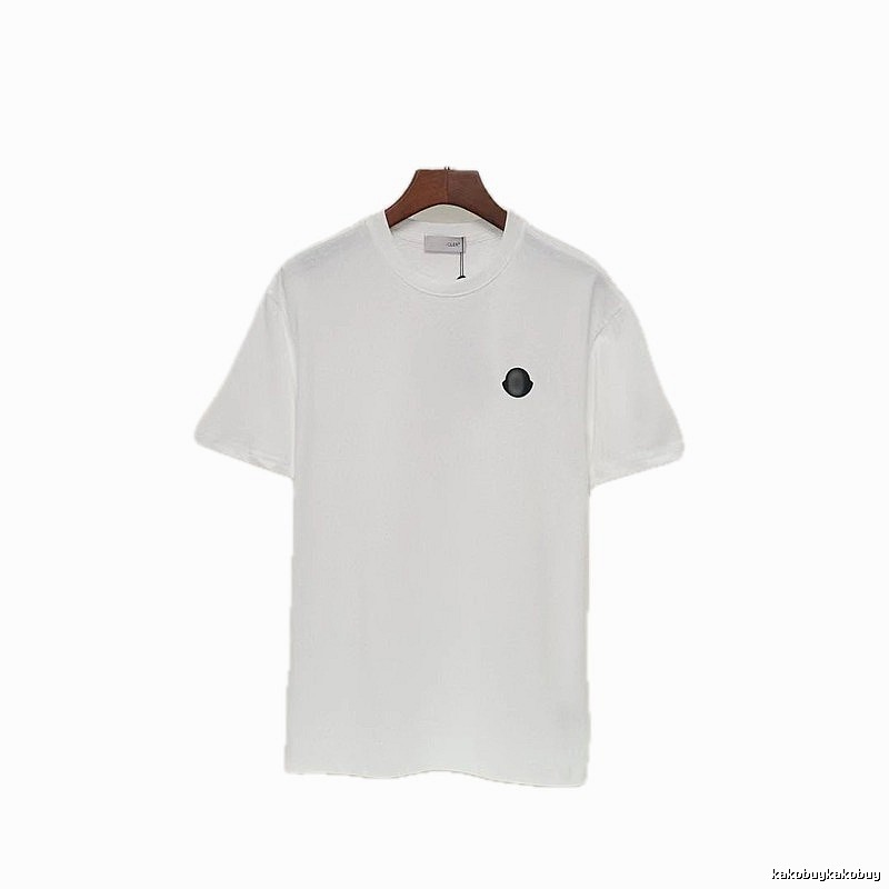 Moncler Minimalist Casual Style White Short-sleeved T-shirt