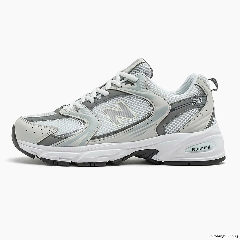 New Balance 530 retro-style grey sports shoes