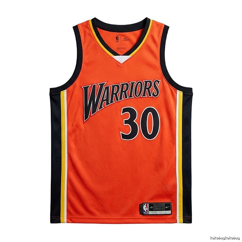 Nike Curry series orange and black basketball uniforms