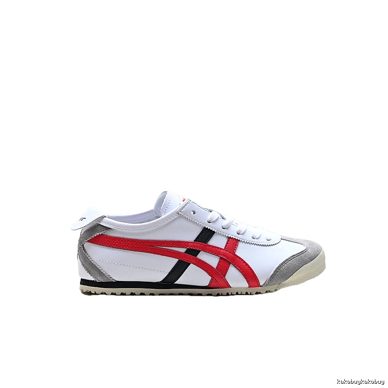 Onitsuka Tiger retro - style white and red sports shoes