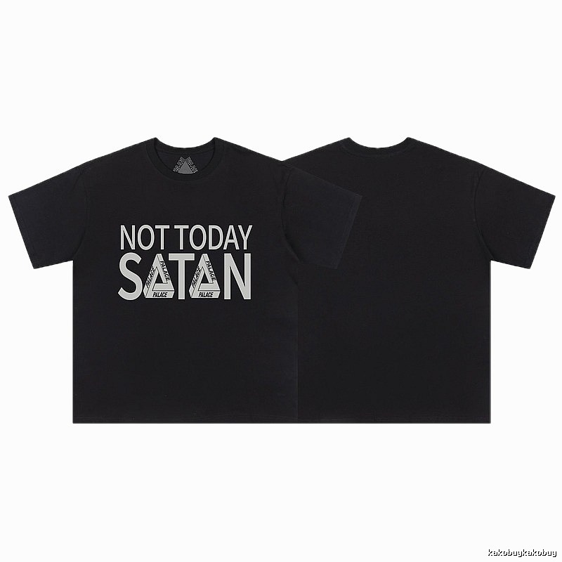 Palace Triangle Print Street Style Black T-Shirt
