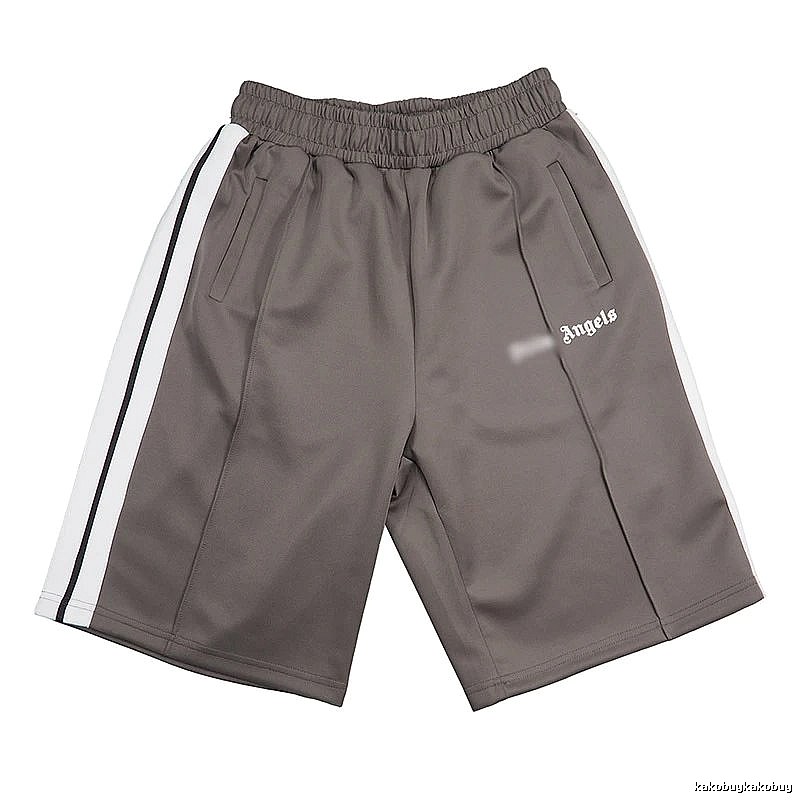 Palm Angels Compact Track shorts Black Side Stripe for Smart Casual Looks