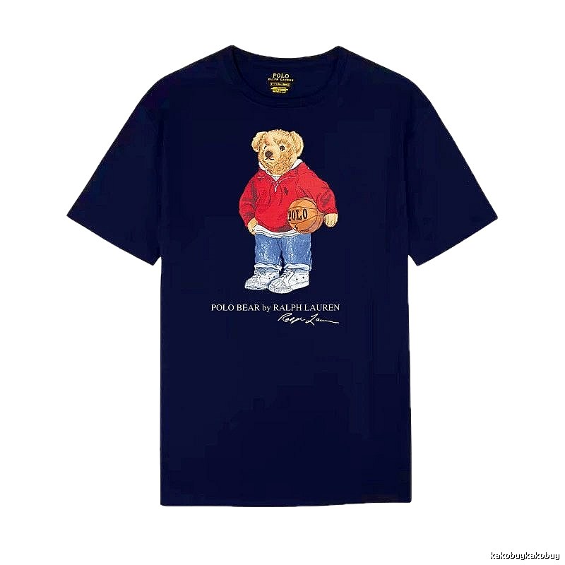 Ralph Lauren Bear Trendy Brand Royal Blue T-shirt