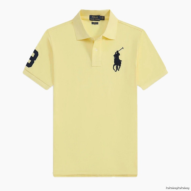 Ralph Lauren Polo Series Casual Yellow Polo Shirt