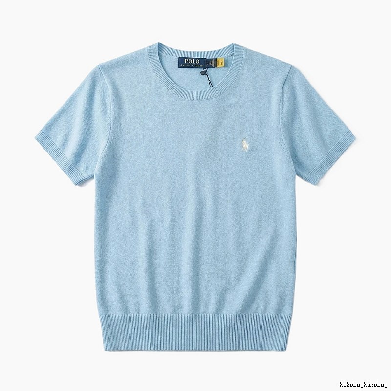 Ralph Lauren POLO simple style light blue short-sleeve
