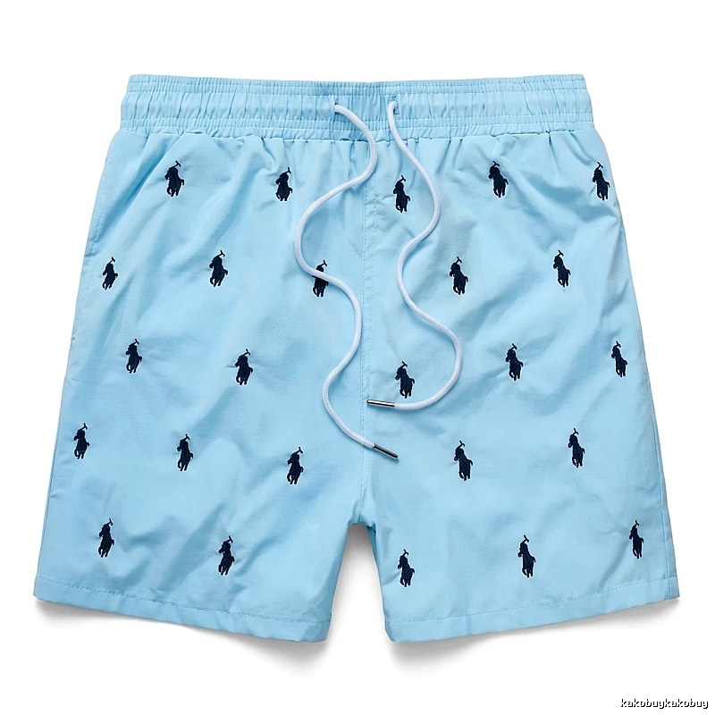 Ralph Lauren Polo style light blue shorts