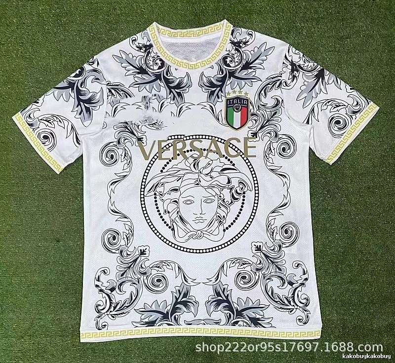 Real Madrid White Dragon Soccer Jersey Visual Accent