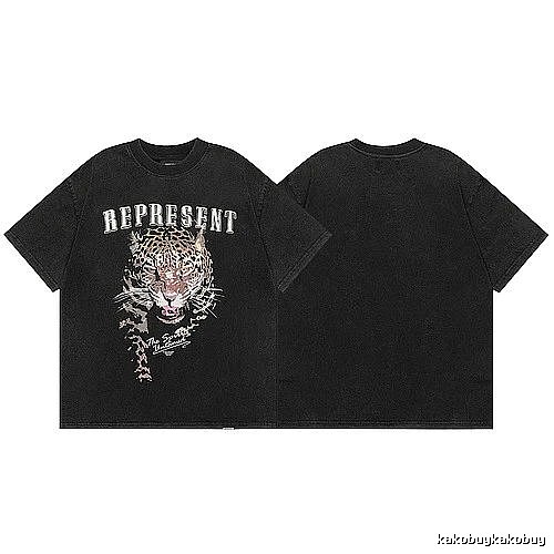 Represent Black Style 821 Owners Club T-Shirt Soft Neutral Logo