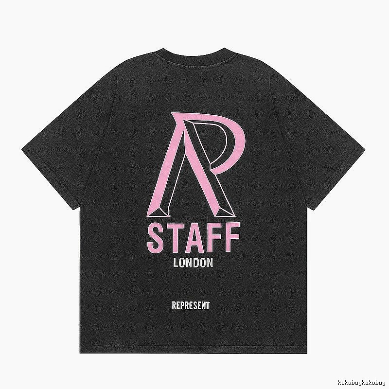 Represent Black Style 832 Owners Club T-Shirt Logo Detail